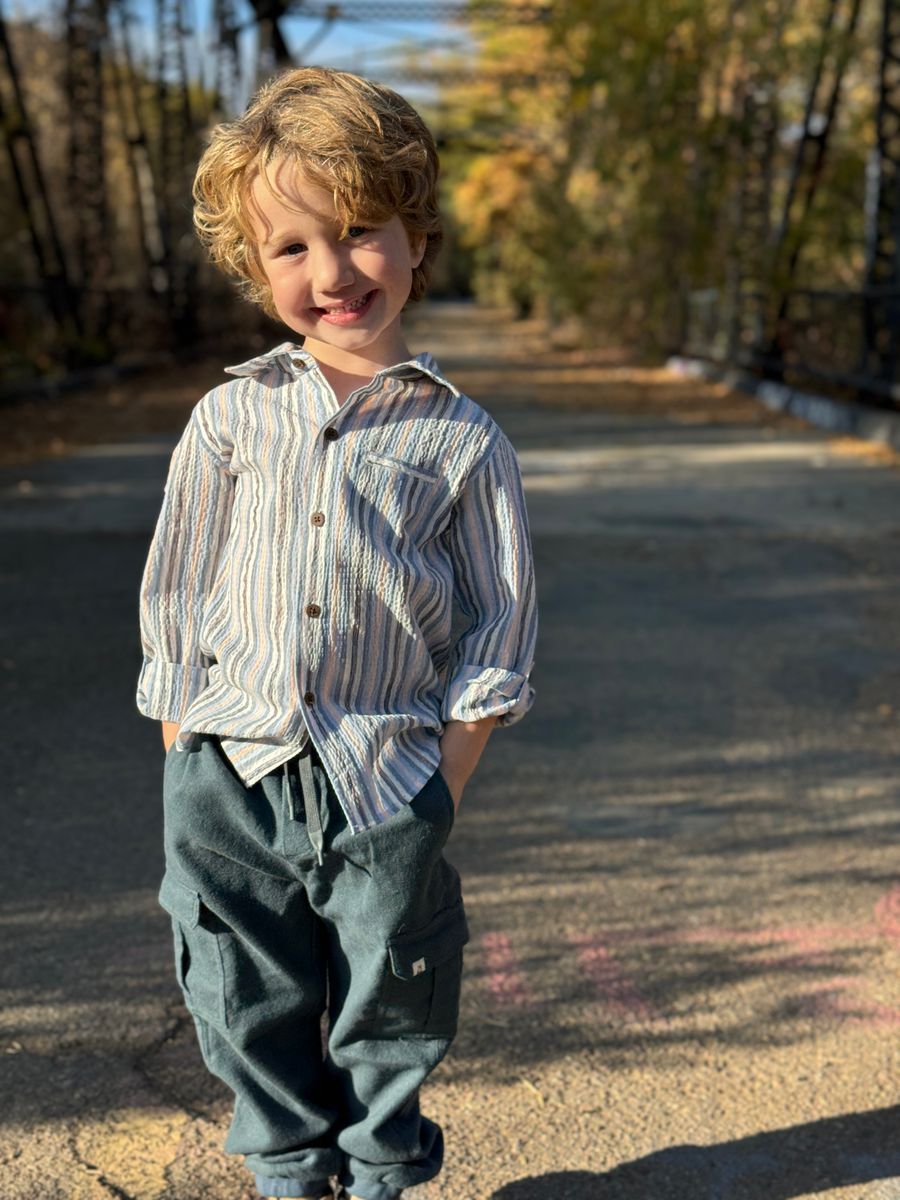 Arnie Cargo Pant | Blue | Me & Henry