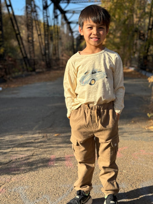 Arnie Cargo Pant | Beige | Me & Henry