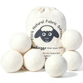 Budieggs Wool Dryer Balls Organic XL 6-Pack, 100% New Zealand Wool Chemical Free Fabric Softener for 1000+ Loads, Baby Safe & Hypoallergenic, Fabrics Soft and Fluffy Naturally 🍁 All In One Marketplace Canada