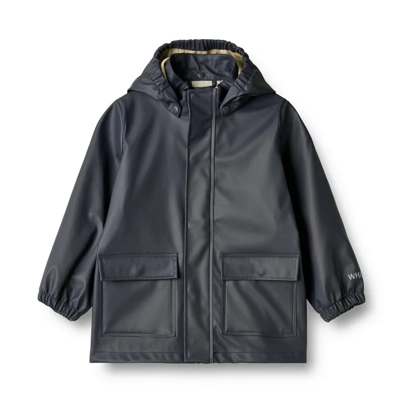 Rainwear Ollo Jacket | Ink | Wheat Kids