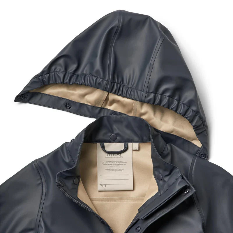 Rainwear Ollo Jacket | Ink | Wheat Kids