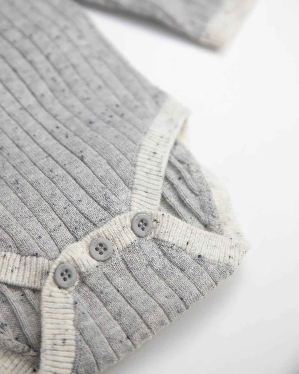 Hug Me Long Sleeve Bodysuit | Light Heather Grey | 7AM