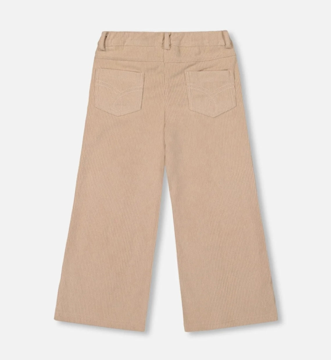 Wide Leg Corduroy Pants | Beige | Deux Par Deux