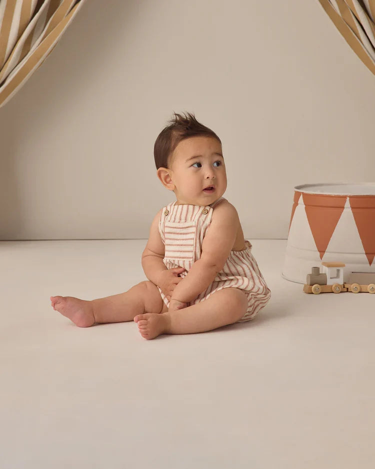 Hayes Romper | Vintage Stripe | Quincy Mae