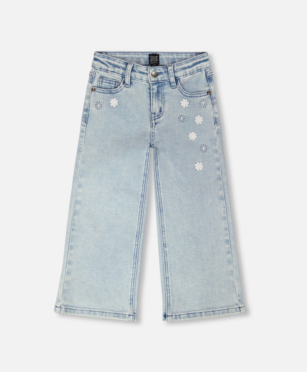 Wide Leg Jeans | Light Blue Denim | Deux par Deux