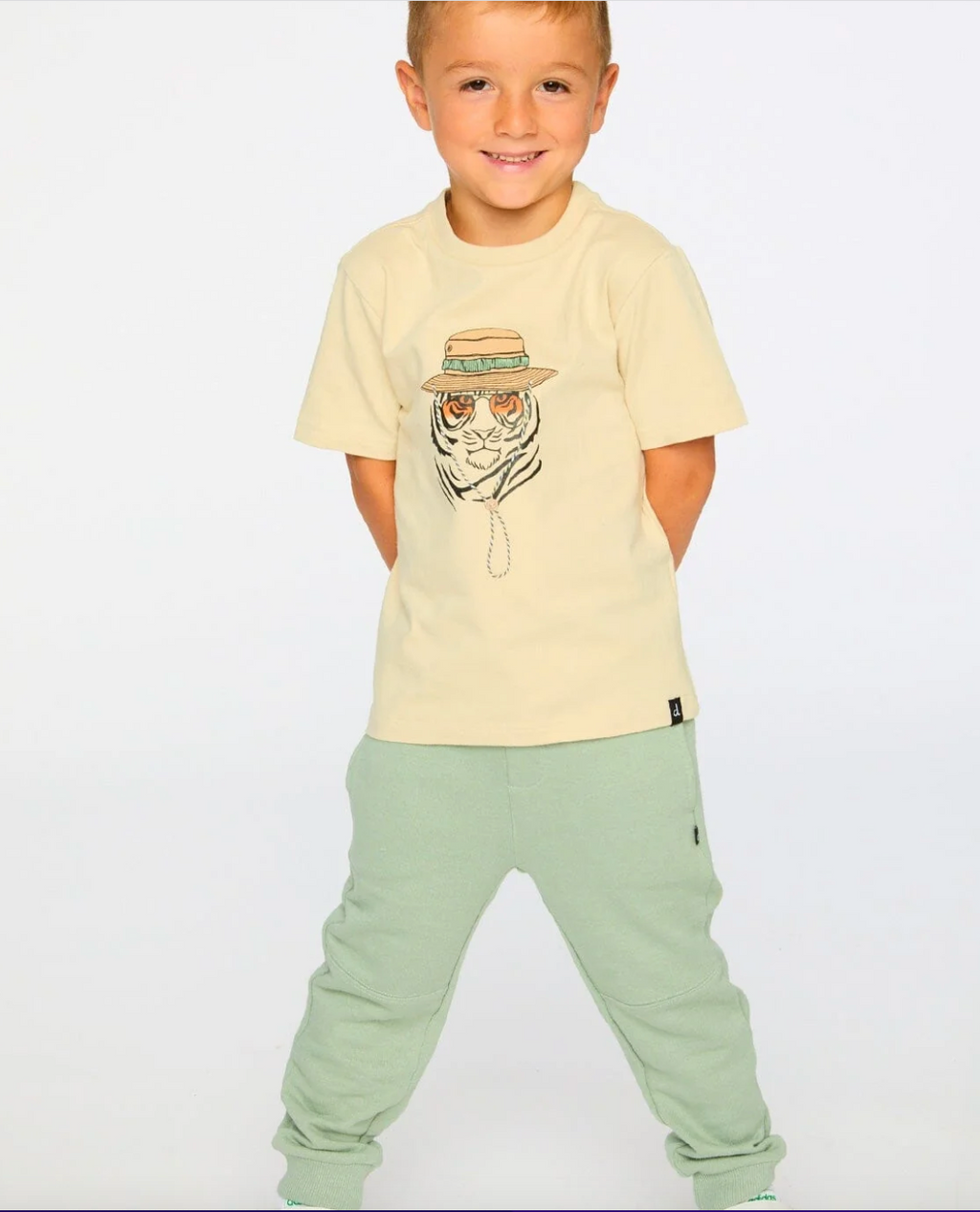 French Terry Sweatpants | Mint Green | Deux Par Deux