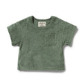 Moss Organic Terry Tee | Wilson + Frenchy