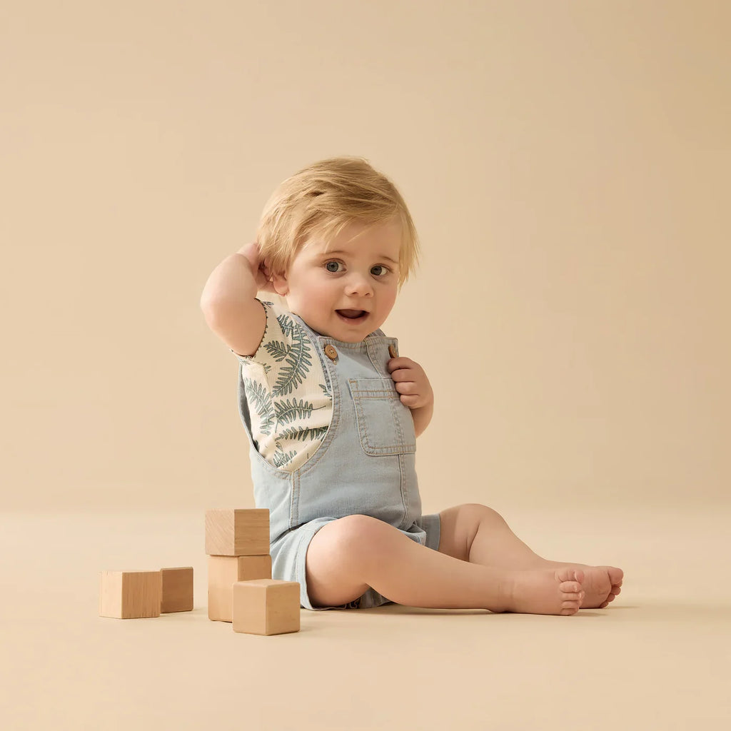 Organic Denim Overall | Wilson + Frenchy