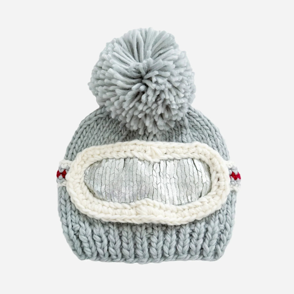 Ski Goggles Beanie | Bowie Grey | The Blueberry Hill